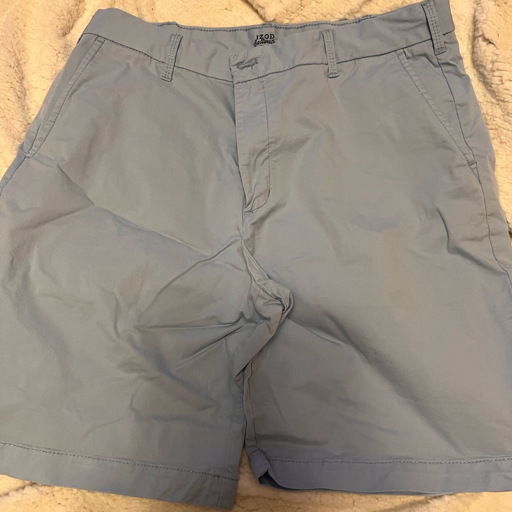Men’s light blue Izod brand shorts.  Size 34